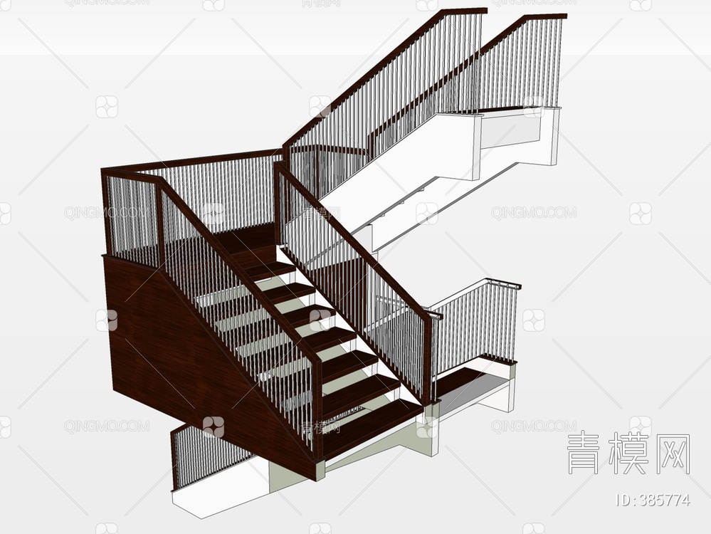 楼梯SU模型下载【ID:385774】