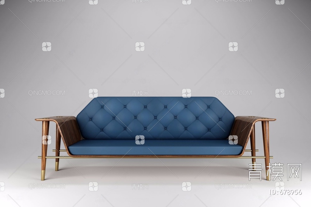 希腊 ESSENTIAL HOME 双人沙发3D模型下载【ID:678956】