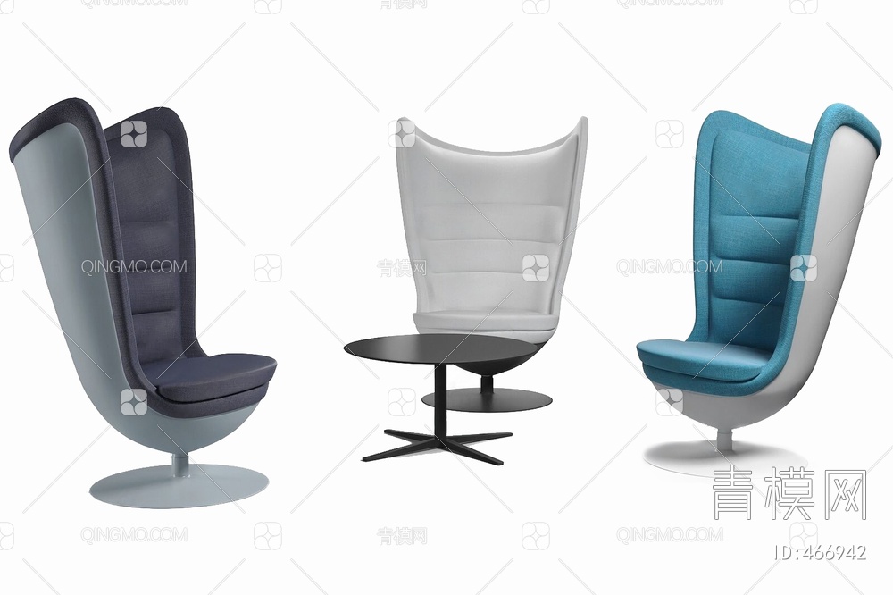 ACTIU 单椅3D模型下载【ID:466942】