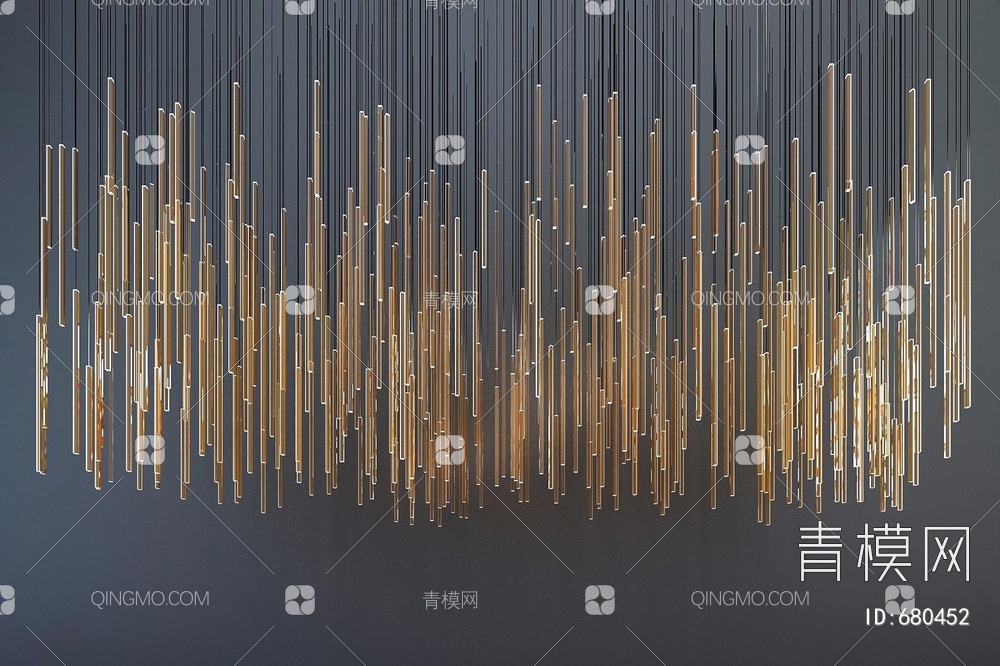 水晶吊灯3D模型下载【ID:680452】