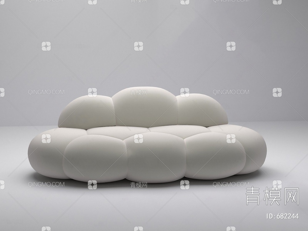 儿童云朵沙发3D模型下载【ID:682244】