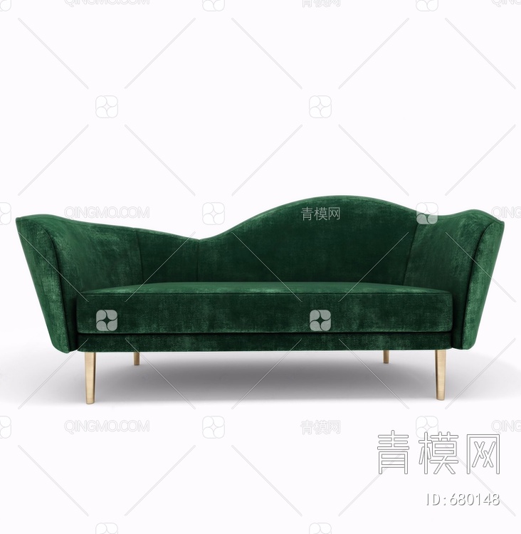 多人沙发3D模型下载【ID:680148】