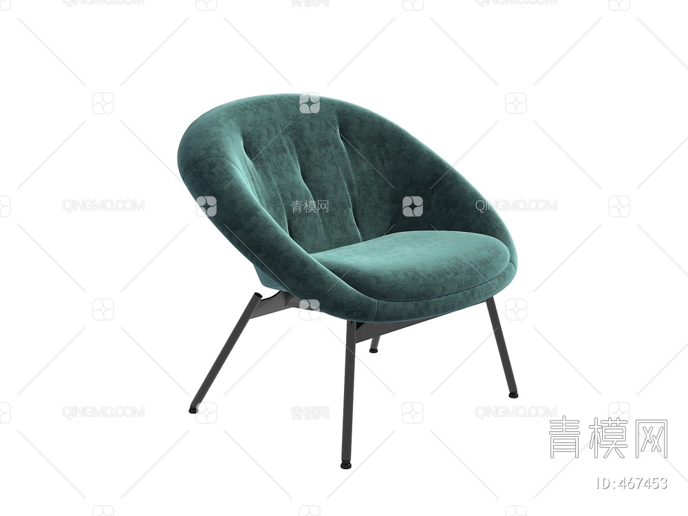 荷兰 LEOLUX LX 扶手椅3D模型下载【ID:467453】