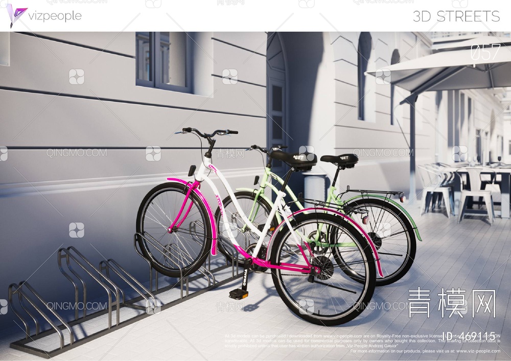 自行车3D模型下载【ID:469115】