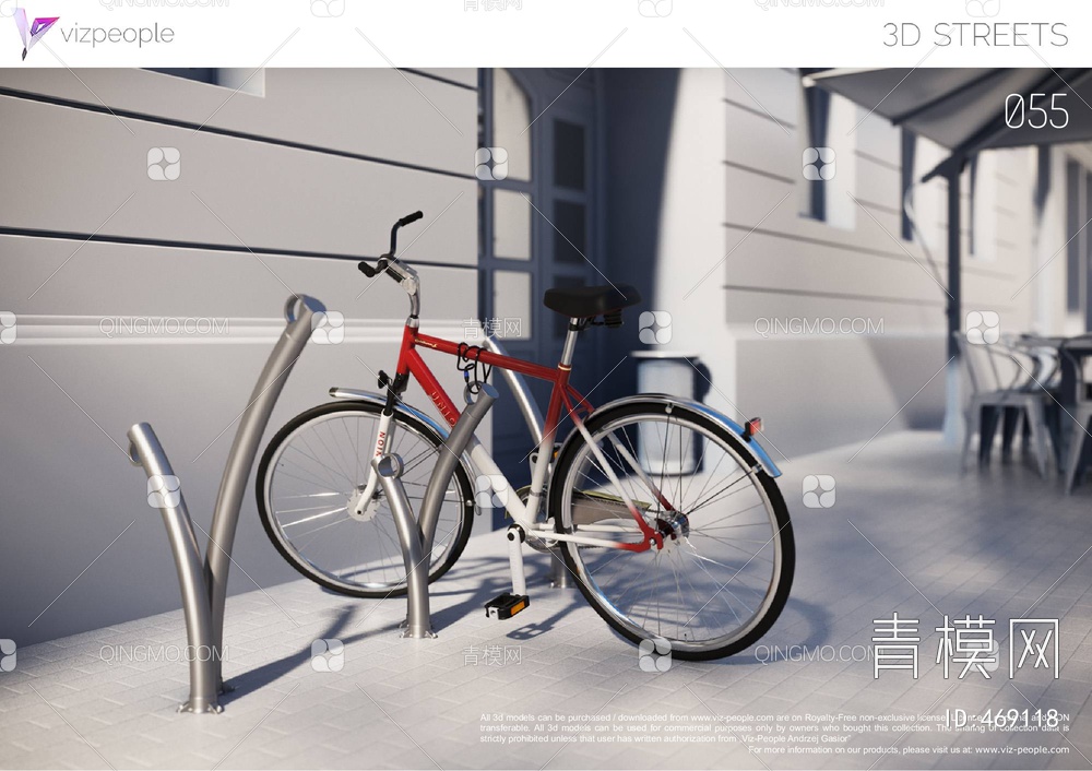 自行车3D模型下载【ID:469118】