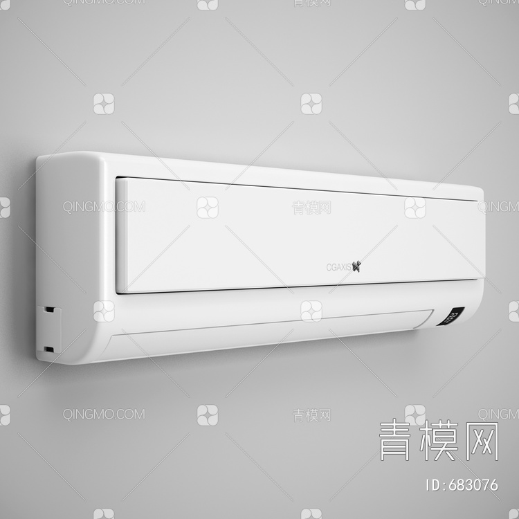 挂壁空调机3D模型下载【ID:683076】