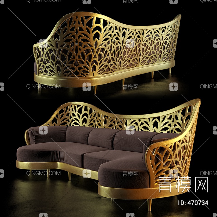 沙发3D模型下载【ID:470734】