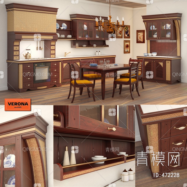 厨房3D模型下载【ID:472228】