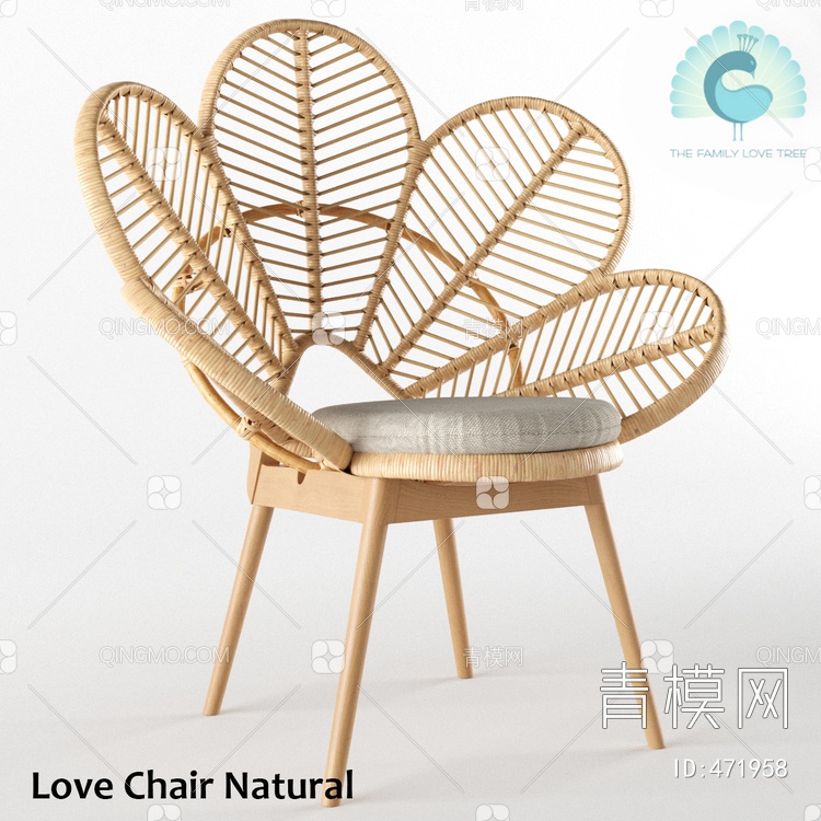 椅子单椅3D模型下载【ID:471958】
