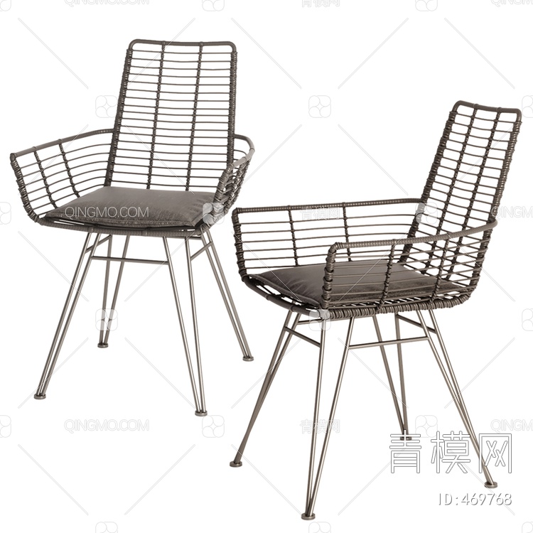 休闲椅子3D模型下载【ID:469768】