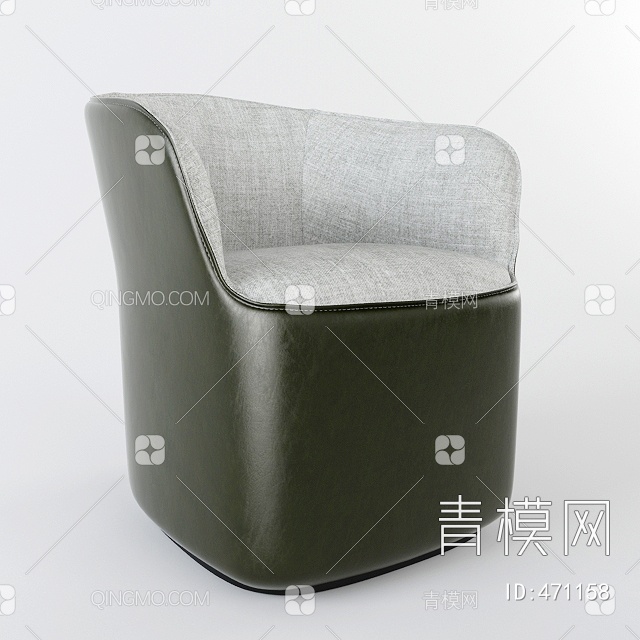 单人沙发3D模型下载【ID:471158】