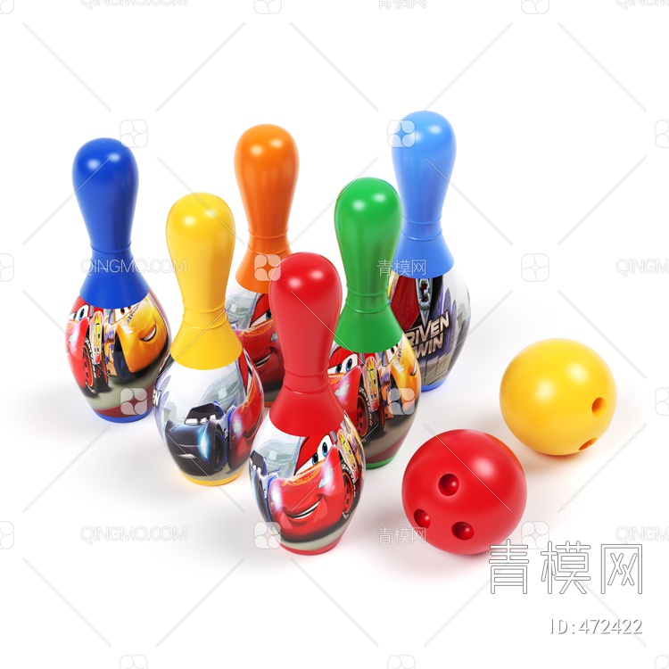 儿童器材保龄球3D模型下载【ID:472422】