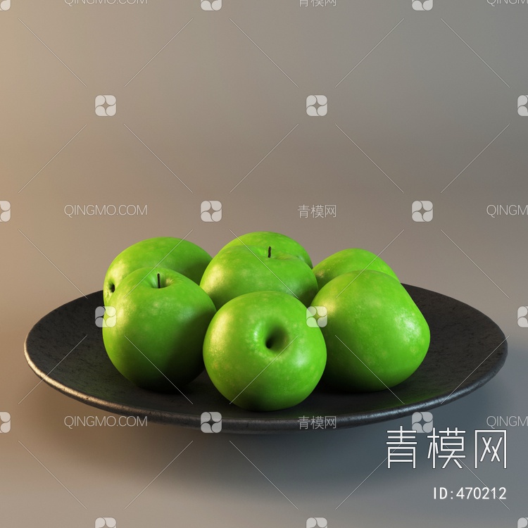 青苹果3D模型下载【ID:470212】