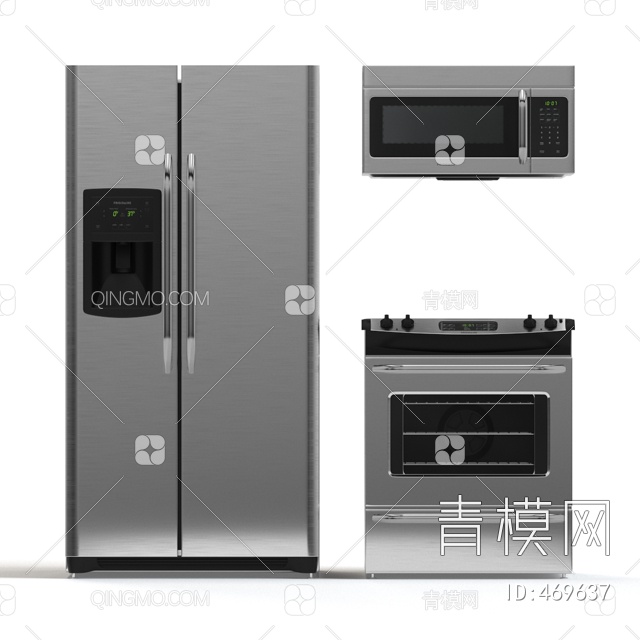 家电冰箱3D模型下载【ID:469637】