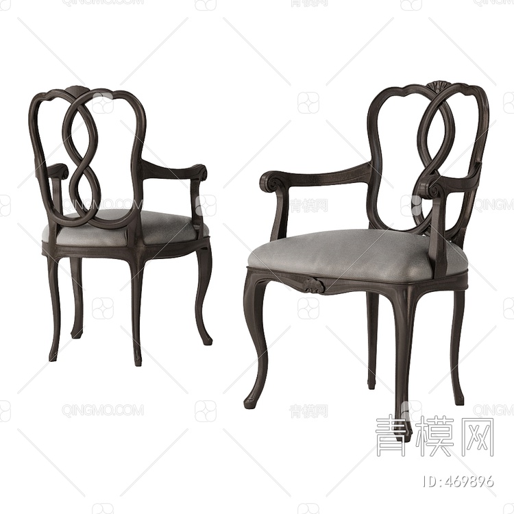 餐椅3D模型下载【ID:469896】