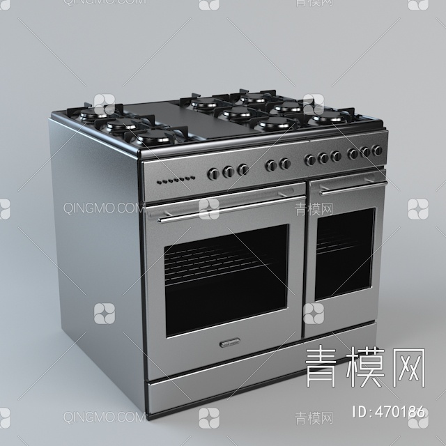 厨具燃气灶3D模型下载【ID:470186】