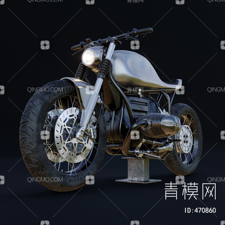摩托车3D模型下载【ID:470860】