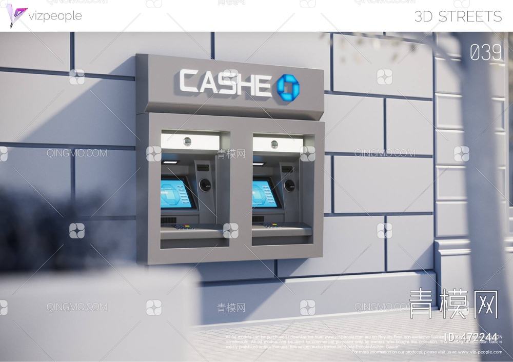 ATM取款机3D模型下载【ID:472244】