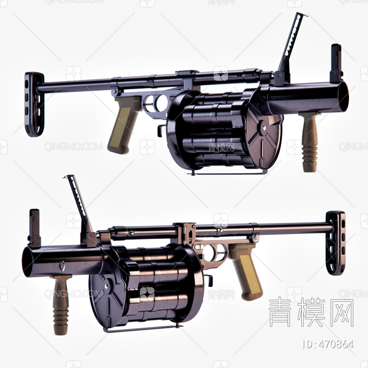 枪3D模型下载【ID:470864】
