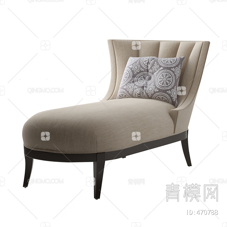 躺椅3D模型下载【ID:470788】