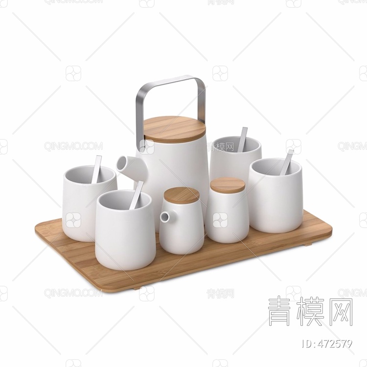 茶具3D模型下载【ID:472579】