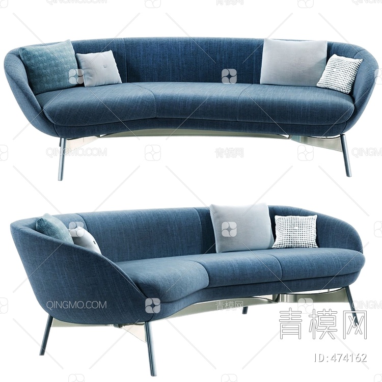 休闲沙发 3D模型下载【ID:474162】