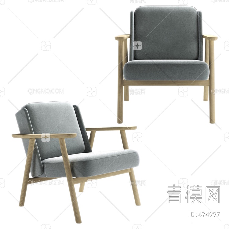 法国 alki LASAI 单人沙发3D模型下载【ID:474997】