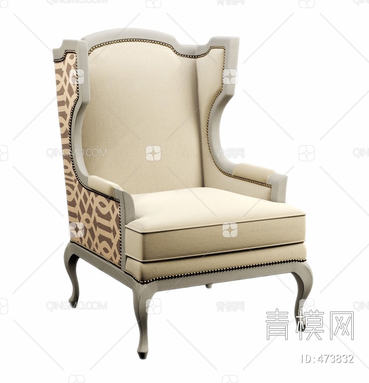 单人沙发3D模型下载【ID:473832】