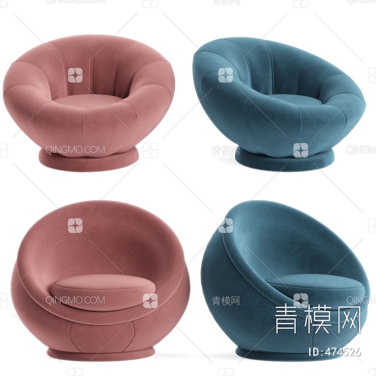 懒人沙发3D模型下载【ID:474526】