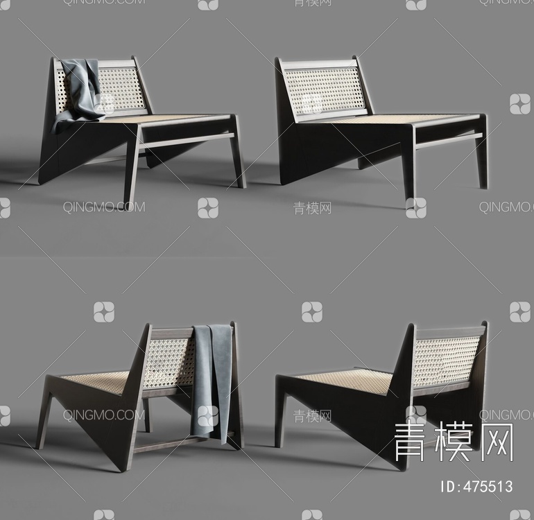 单椅组合3D模型下载【ID:475513】