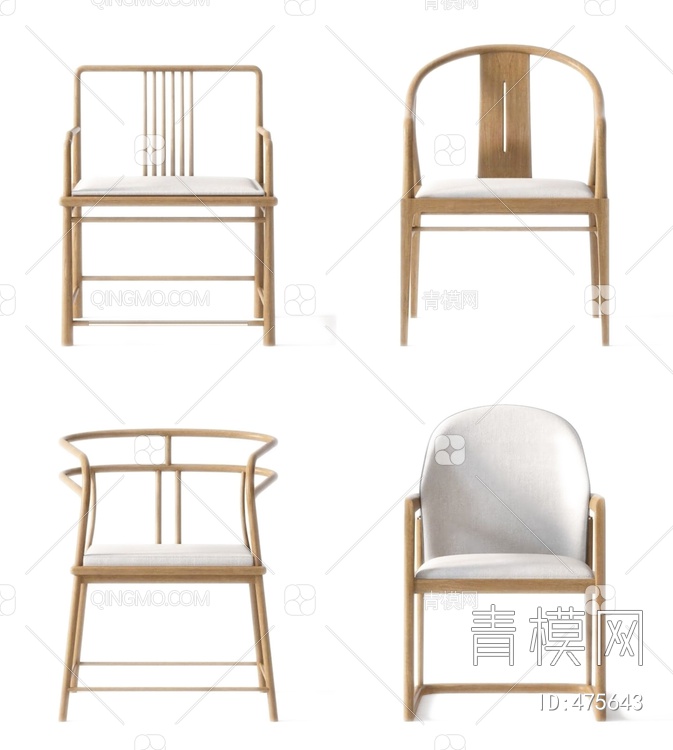 单椅组合3D模型下载【ID:475643】