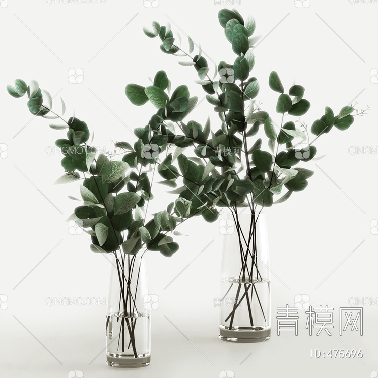 植物摆件3D模型下载【ID:475696】