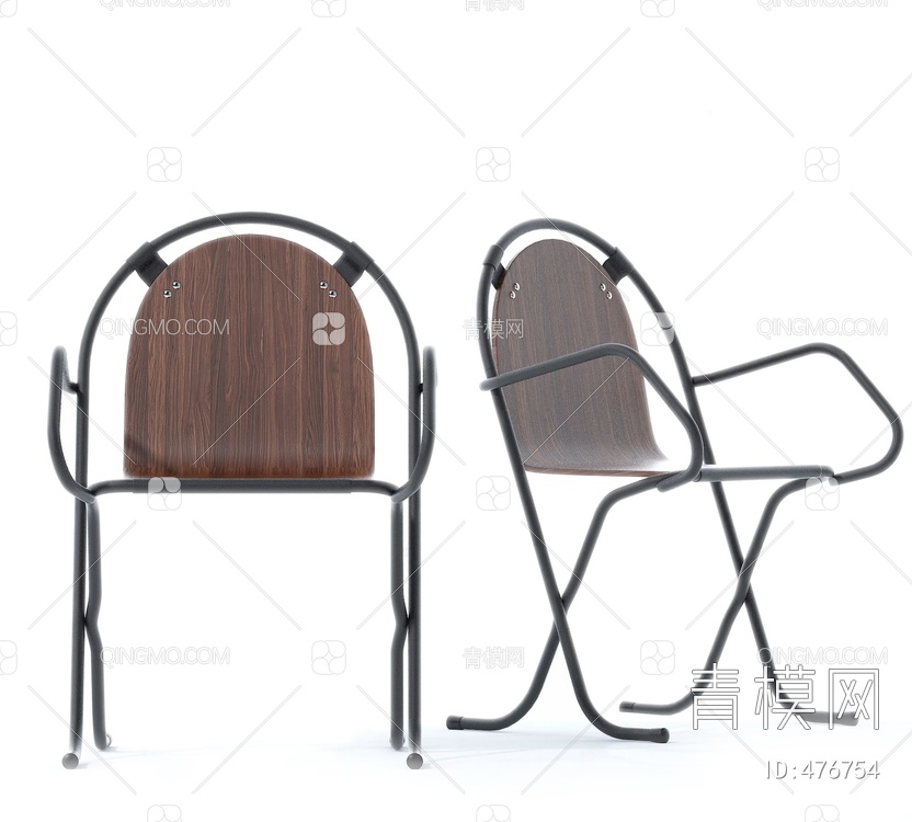 单椅3D模型下载【ID:476754】