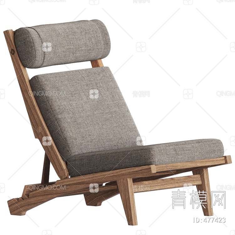 户外休闲沙发躺椅3D模型下载【ID:477423】