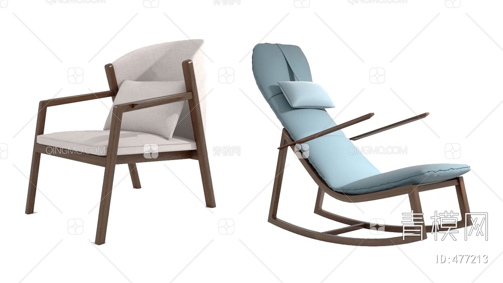 单椅3D模型下载【ID:477213】