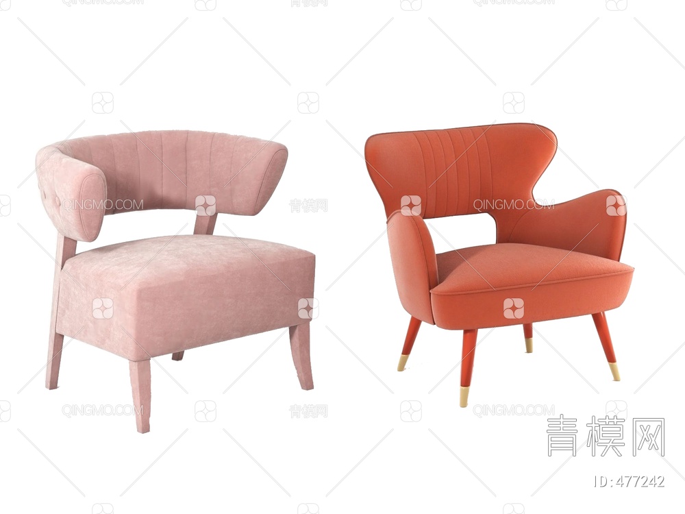 葡萄牙 Munna 休闲椅3D模型下载【ID:477242】