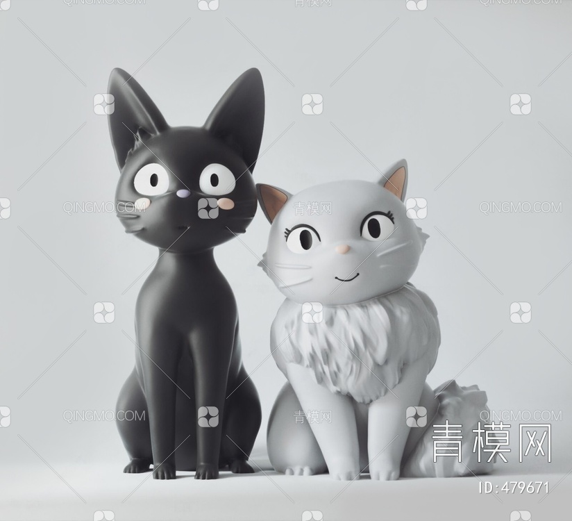 猫玩具3D模型下载【ID:479671】