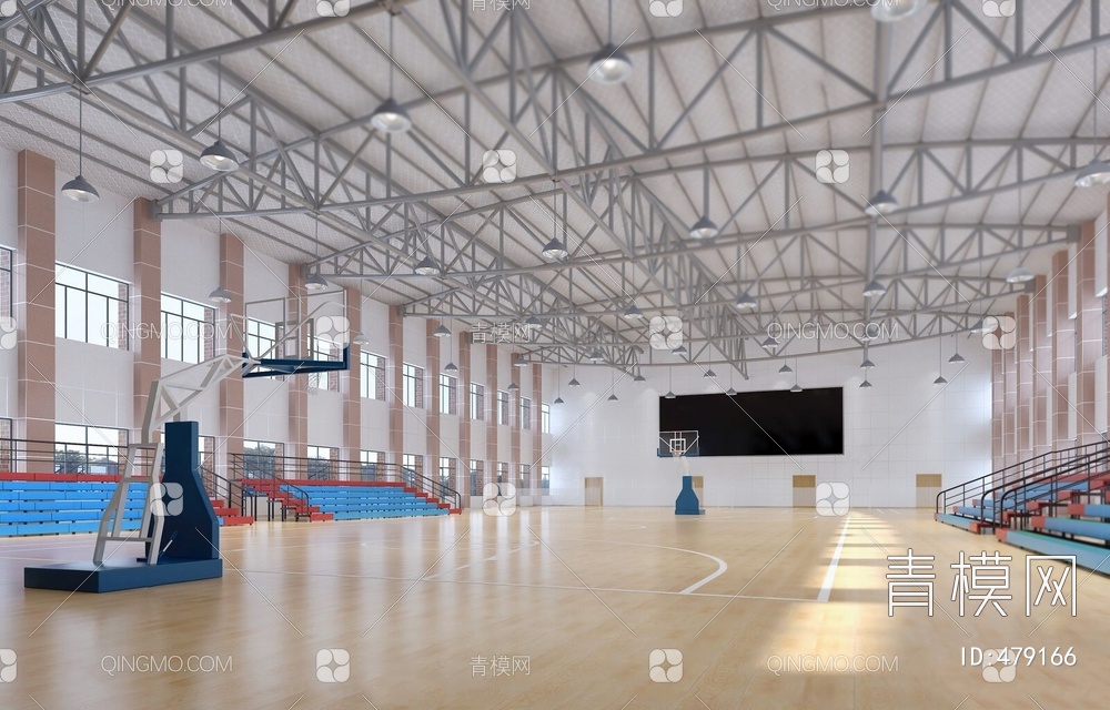 篮球场3D模型下载【ID:479166】