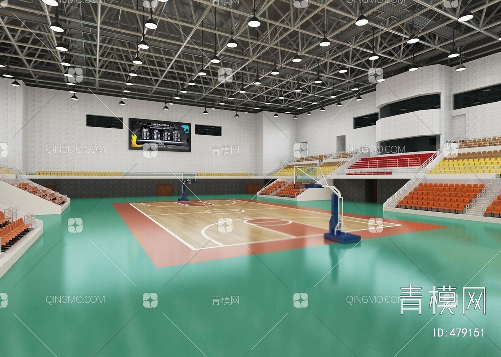 篮球馆3D模型下载【ID:479151】