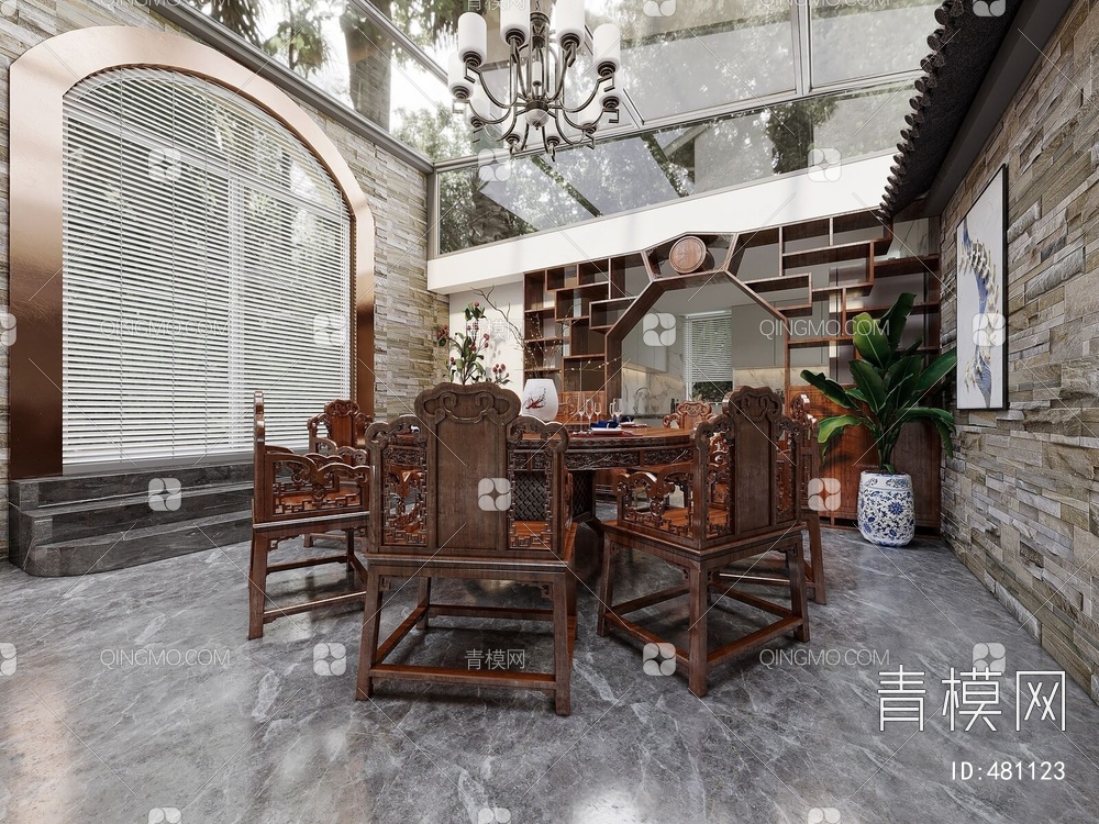 餐厅3D模型下载【ID:481123】