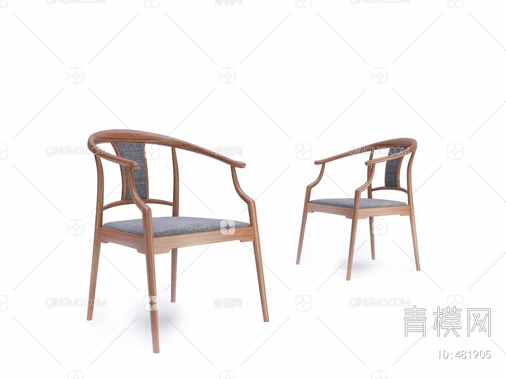 单椅3D模型下载【ID:481905】