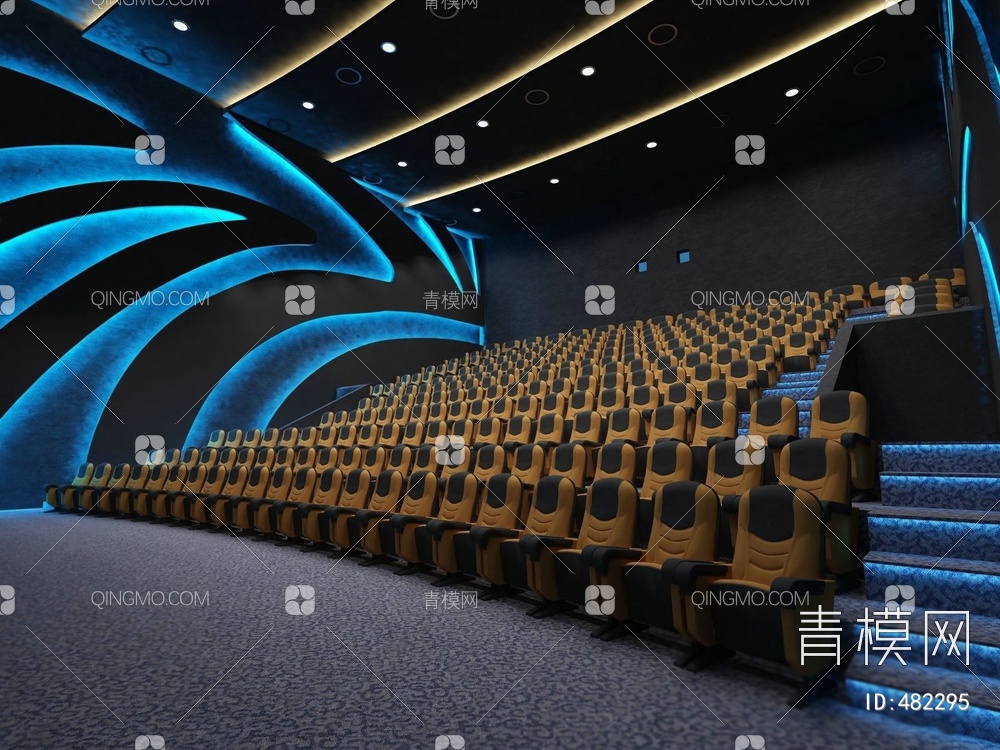 电影院IMAX放映厅3D模型下载【ID:482295】