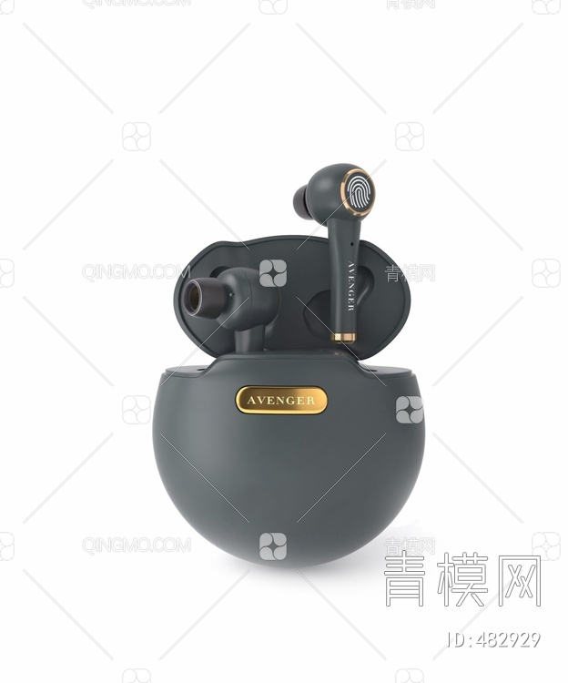 无线蓝牙耳机3D模型下载【ID:482929】