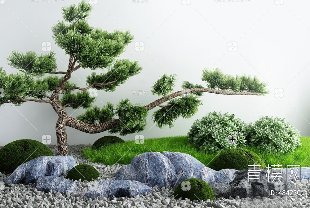 园林景观3D模型下载【ID:484230】