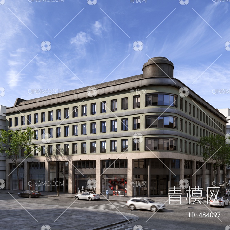 建筑 公寓 酒店 办公楼 百货商场 住宅3D模型下载【ID:484097】