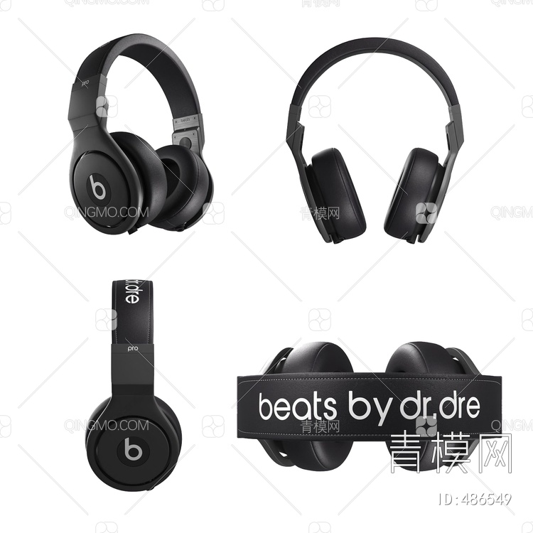 Beats 无线蓝牙耳机3D模型下载【ID:486549】