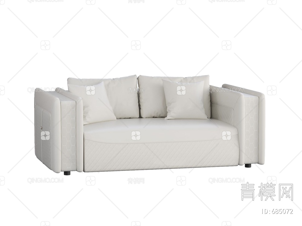 Armani 双人沙发3D模型下载【ID:685072】