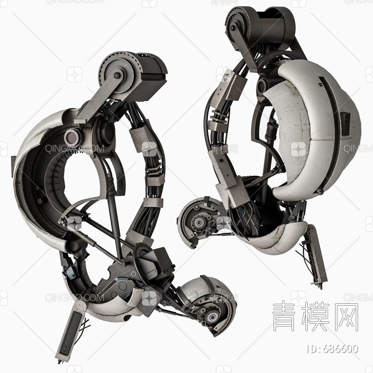 科幻中枢机器人3D模型下载【ID:686600】
