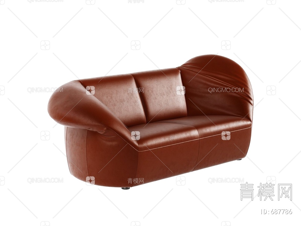 荷兰 LEOLUX 双人沙发  3D模型下载【ID:687786】