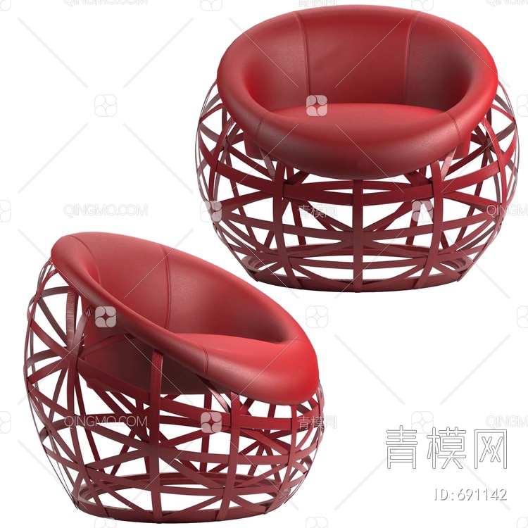 意大利Louis Vuitton DIAMOND 懒人沙发3D模型下载【ID:691142】
